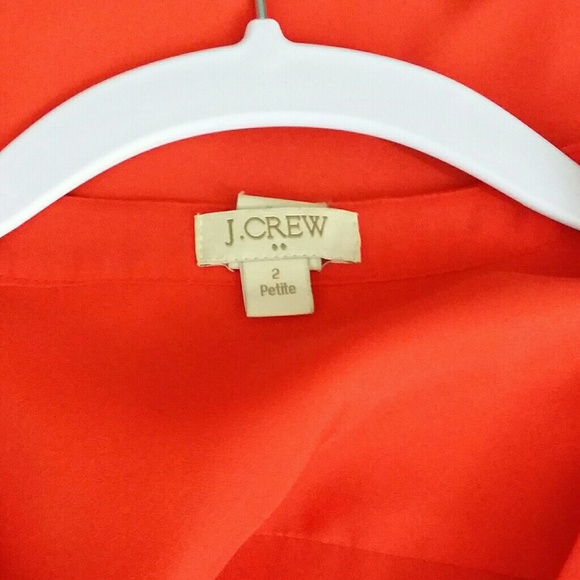 4 for $25💟 J. Crew Red Blouse - Picture 2 of 4